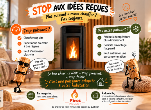Quelle puissance choisir pour un poêle à pellets ?